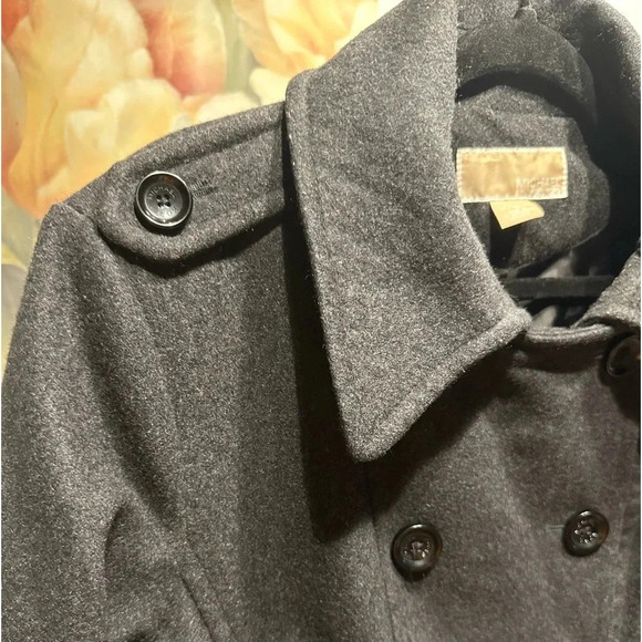 Michael Kors gray wool blend jacket/coat women’s size XL - Picture 9 of 16
